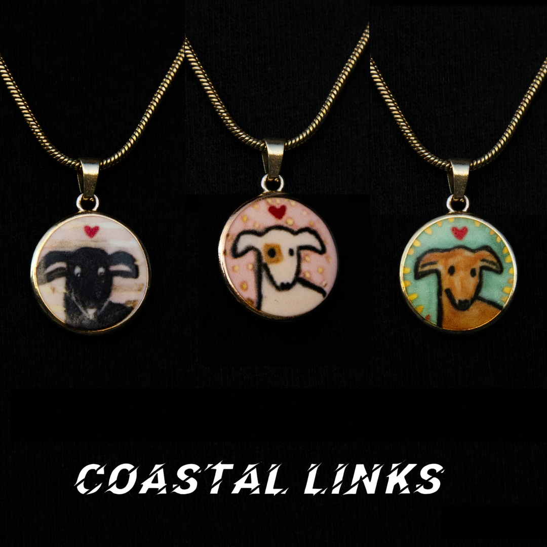 钛钢项链 小众精致极简百搭小狗图案项链个性轻奢气质金色设计感