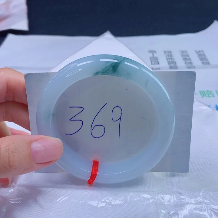 翡翠未镶嵌手镯55圈口