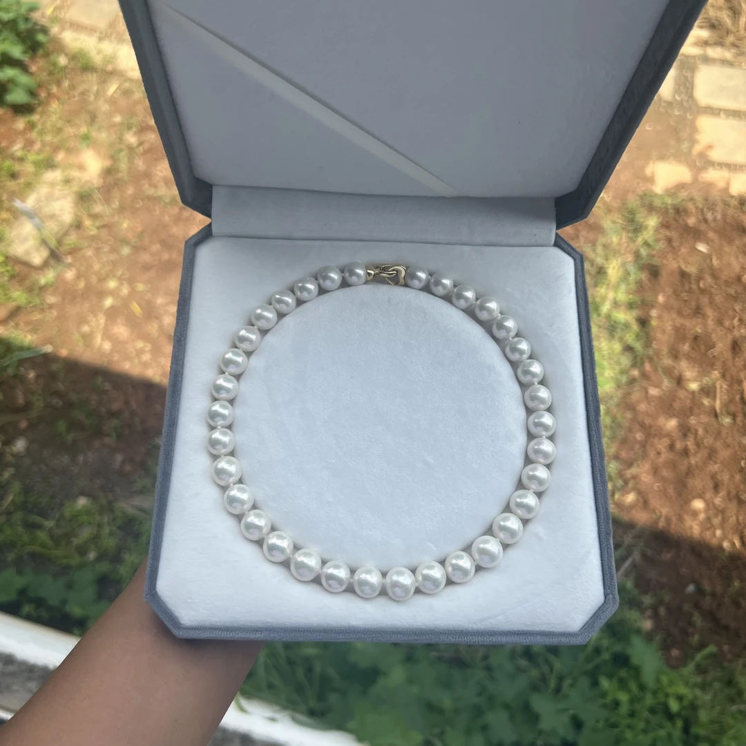 【小乐甄选】 天然淡水珍珠项链 11- 14mm  E107