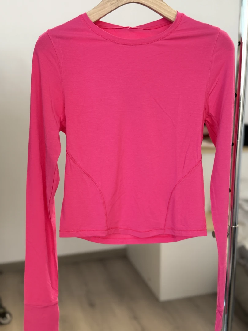 1244原单 A+  圆领轻奢风常规款插肩袖T恤健身服