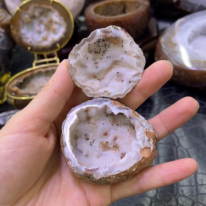 香***儿水晶珠宝半成品未镶嵌福利蚕丝盆
