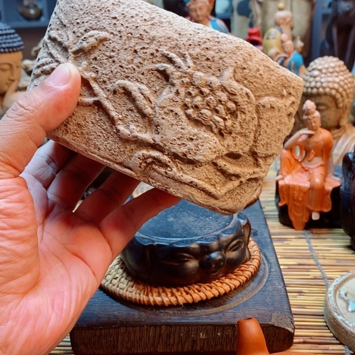 火山岩石榴盆器花盆