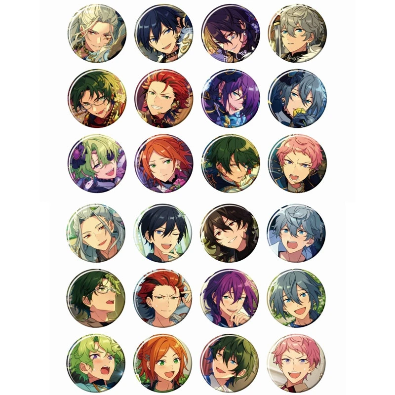 偶像梦幻祭 es 2025jan.idol casual 吧唧徽章（直播间盲盒代拆）