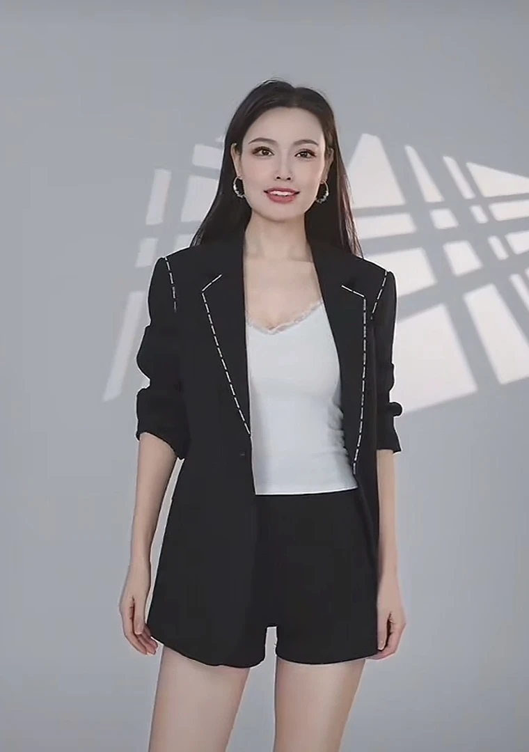 【 风知叶】秋季新款宽松版女士西装休闲时尚气质款LW83891