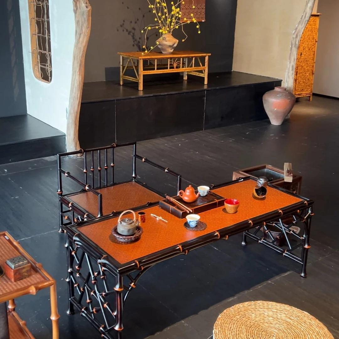 戴手工制作两件套筇竹