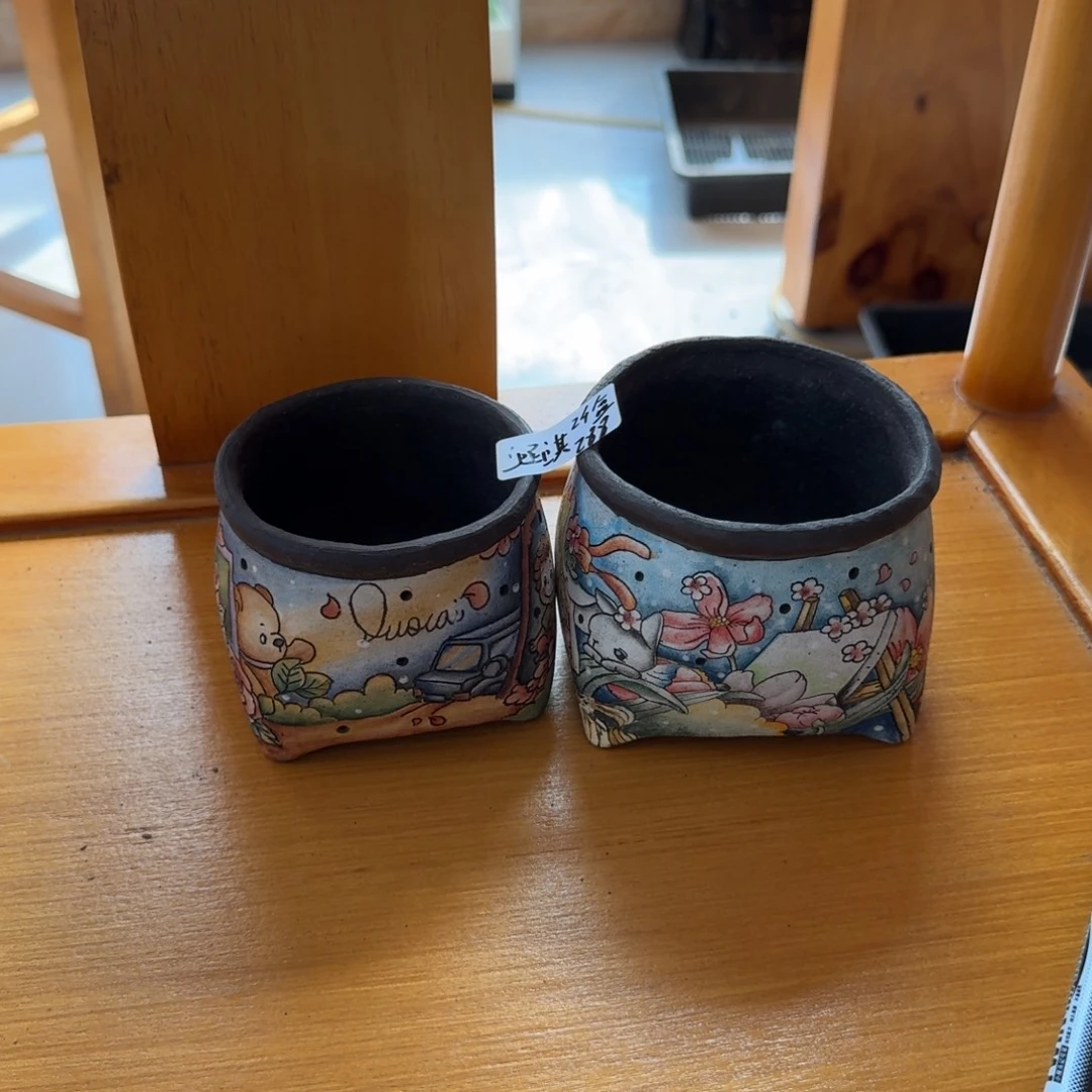 涵***淇涵琪2个多彩盆288