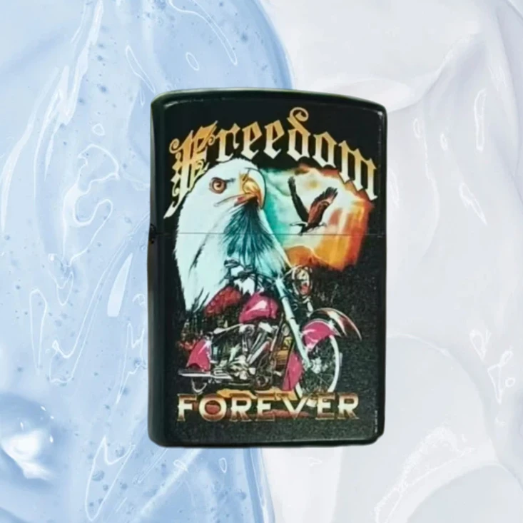 白头鹰煤油防风打火机男士送男友达人无油