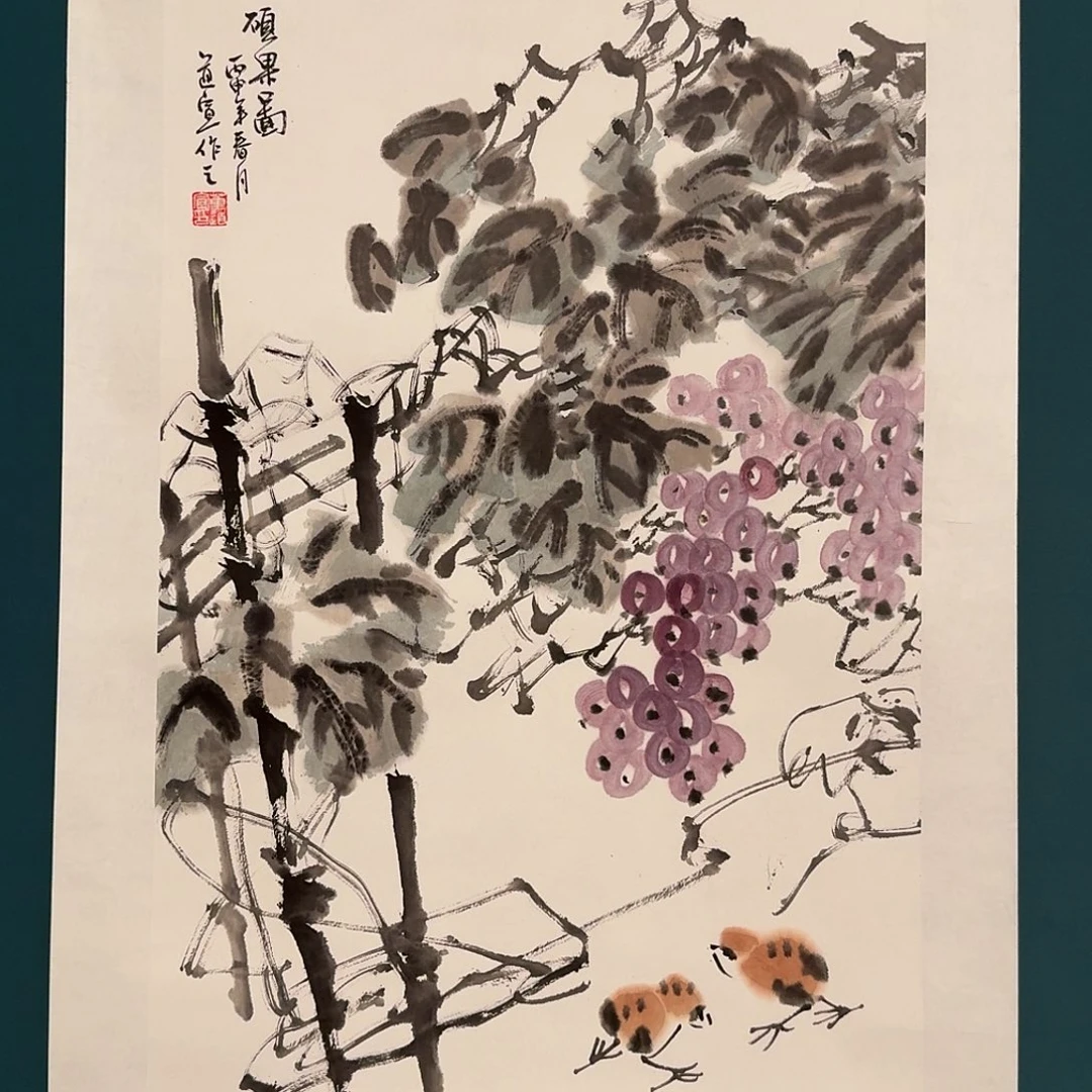 国画董老师的作品