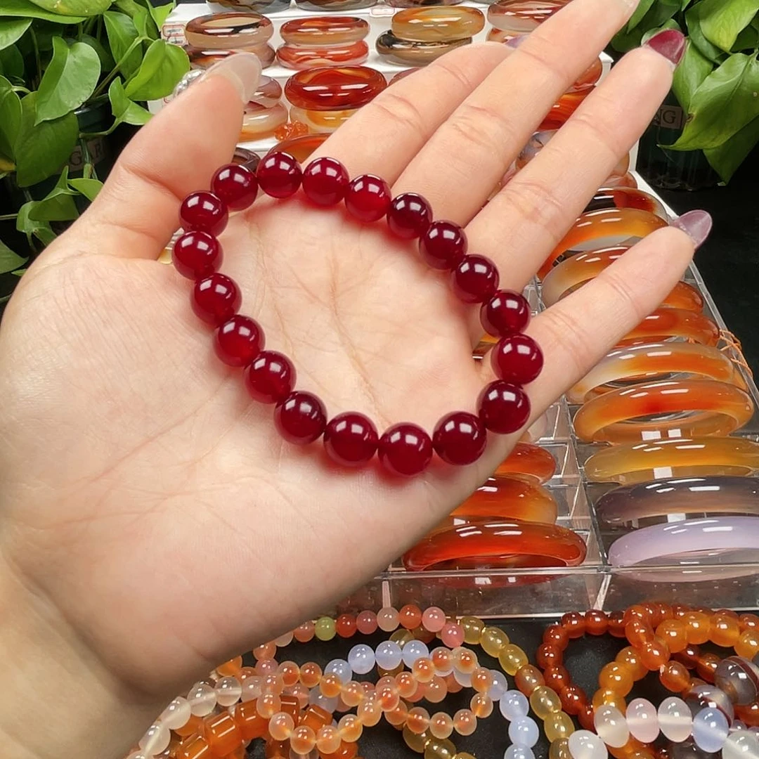 玛瑙/玉髓手镯未镶嵌栖*