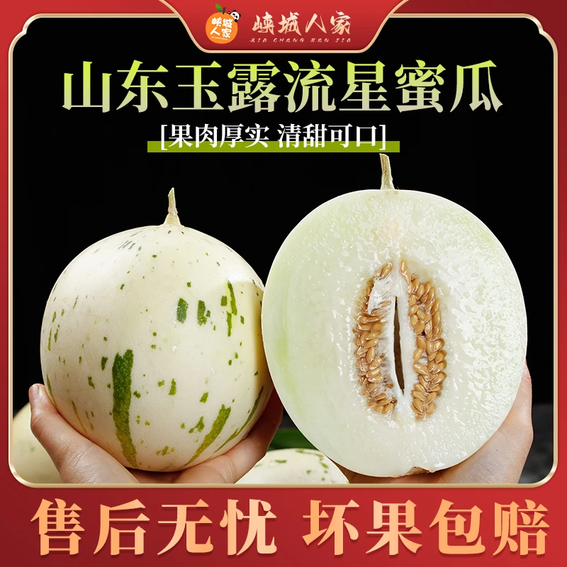 山东玉露流星蜜瓜4.5/8斤新鲜采摘