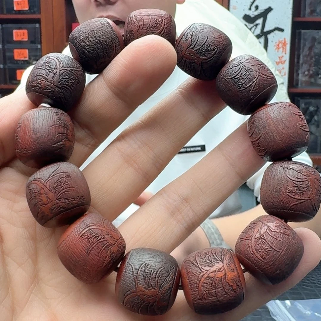 乌木类无事牌手串39