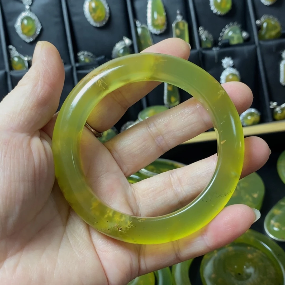 合金蛇纹石玉手镯