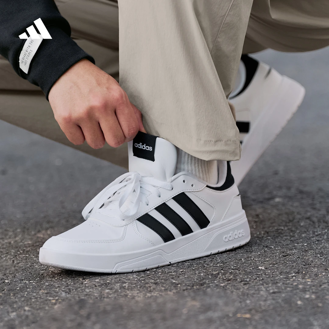 双旦礼遇阿迪达斯官方 COURTBEAT场下休闲篮球风板鞋男女款JS3010