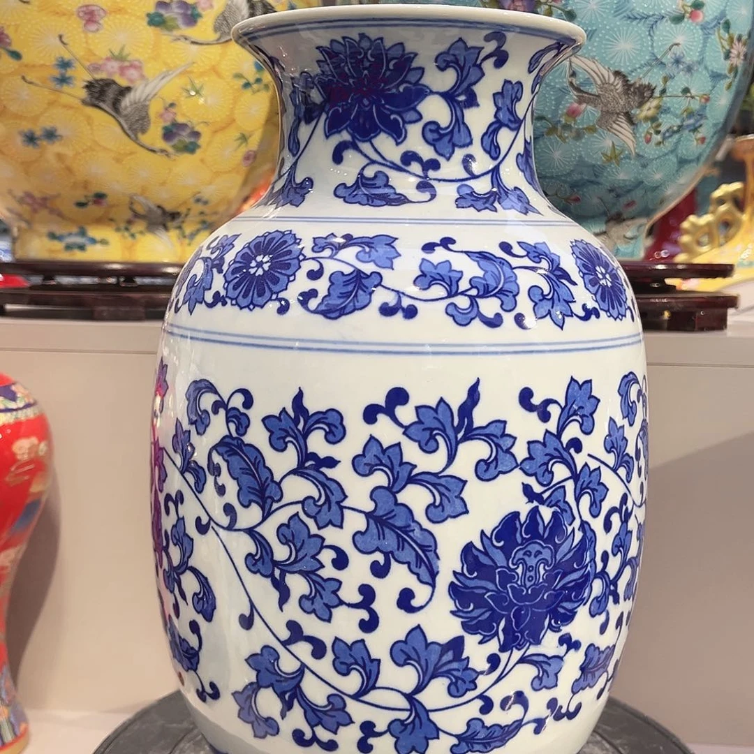 陶瓷景德镇陶瓷花瓶30公分