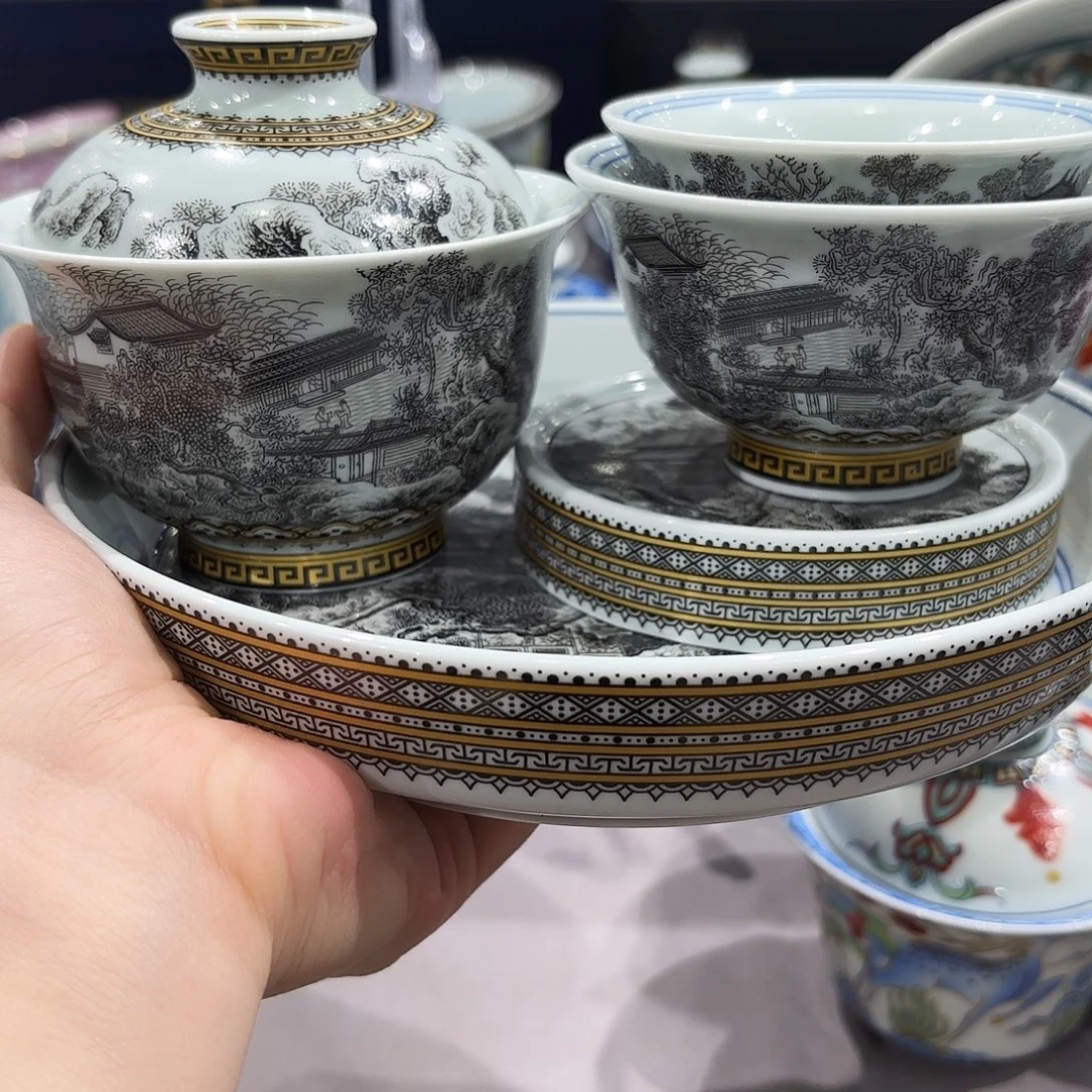 瓷片景德镇瓷器精品展示