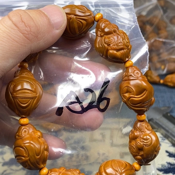 橄榄核手串/手链橄榄核雕工艺手串