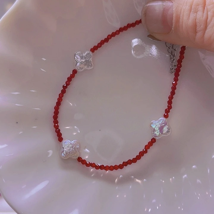 淡水珍珠手绳合金