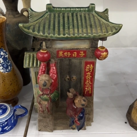 紫砂陶瓷制品摆件