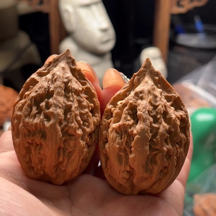 文玩核桃把件楸大胖88