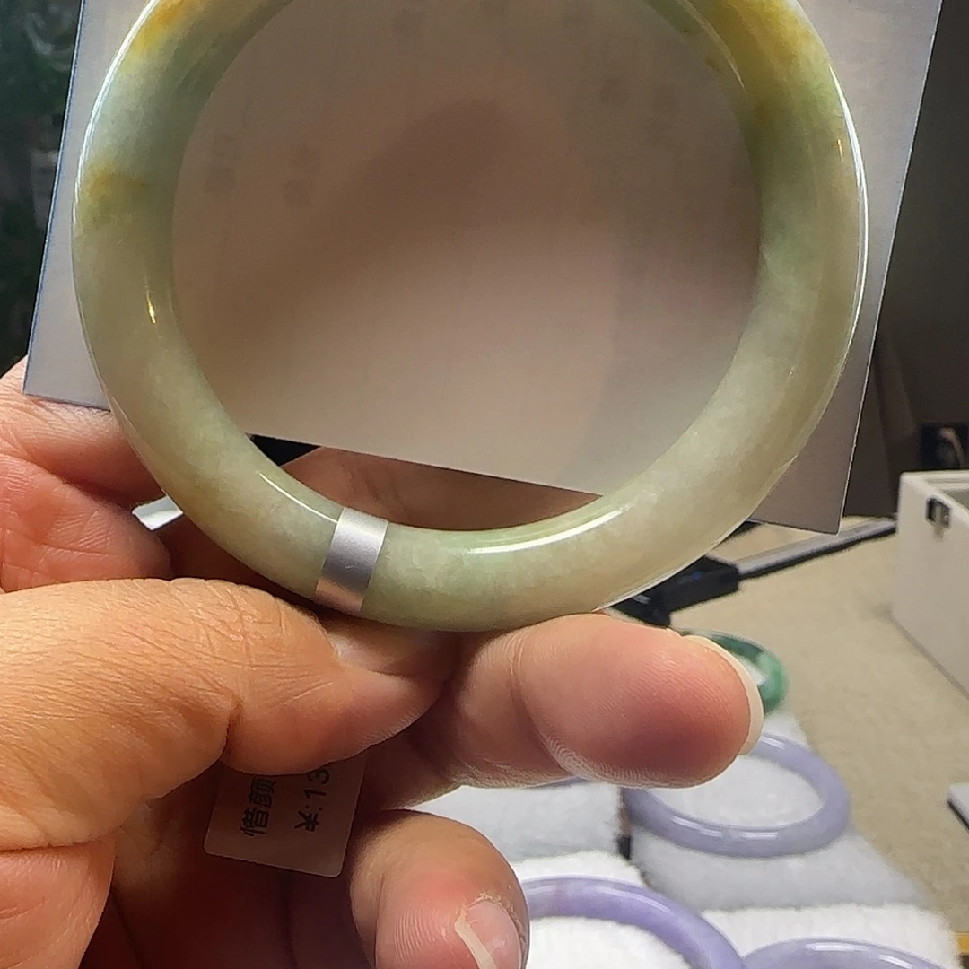 翡翠未镶嵌颈饰60黄翡翡翠手镯