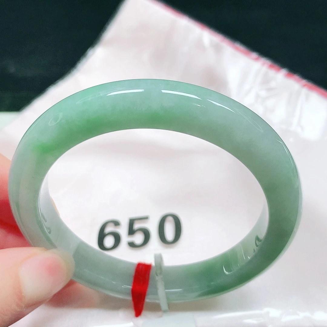 翡翠未镶嵌手镯33号翡翠手镯