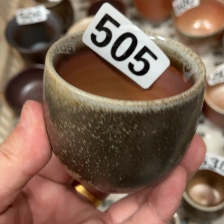 柴烧茶具茶杯大放漏