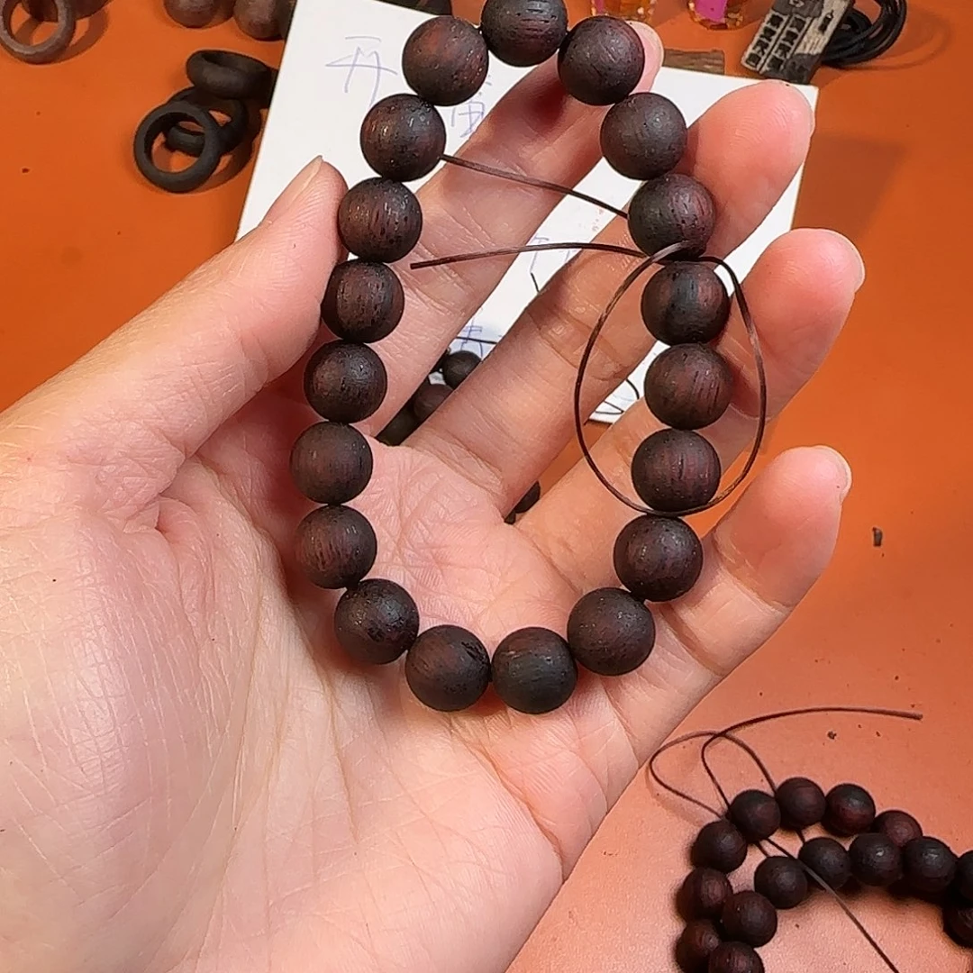 降真香降真香红油10圆珠单圈微瑕