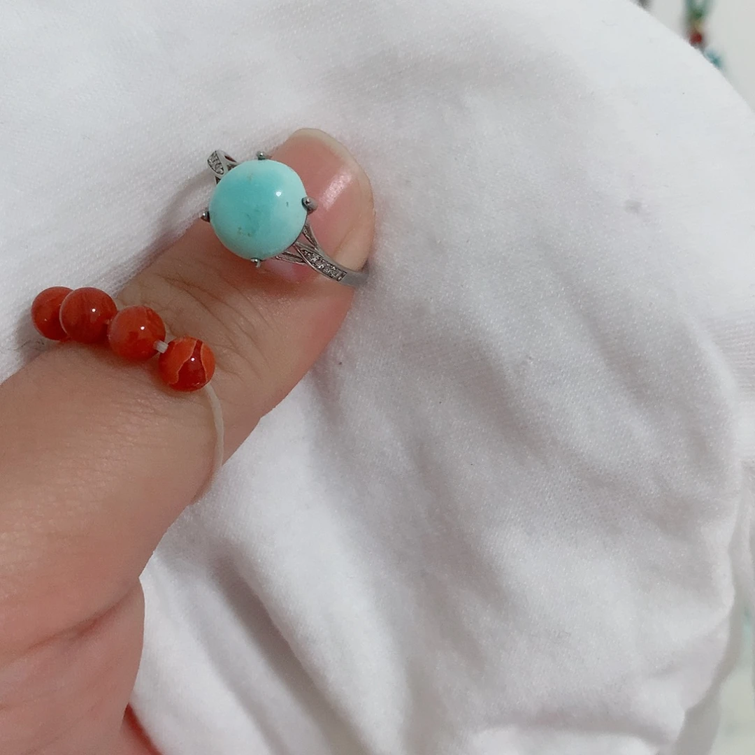 南红玛瑙银S925镶嵌珠宝奇石