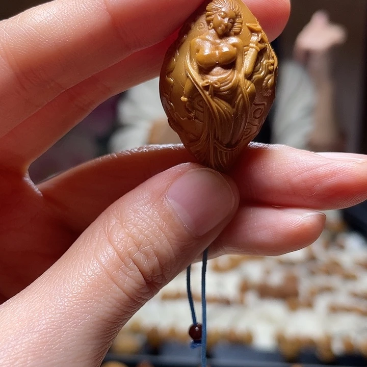 橄榄核手串/手链橄榄 美女