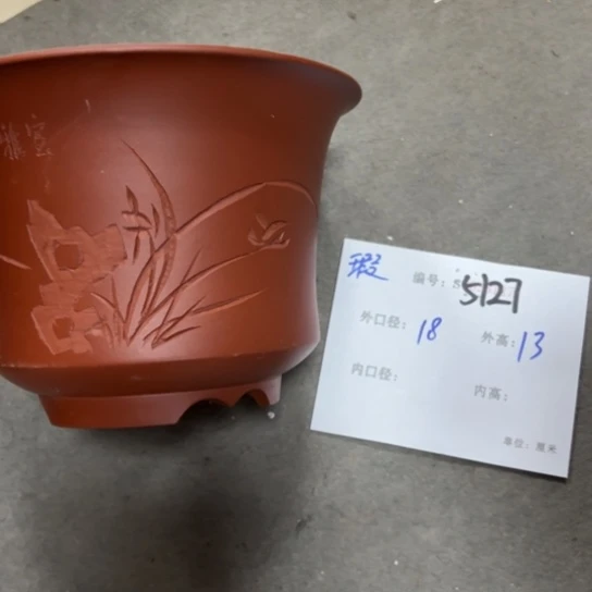 紫砂花盆花卉工艺