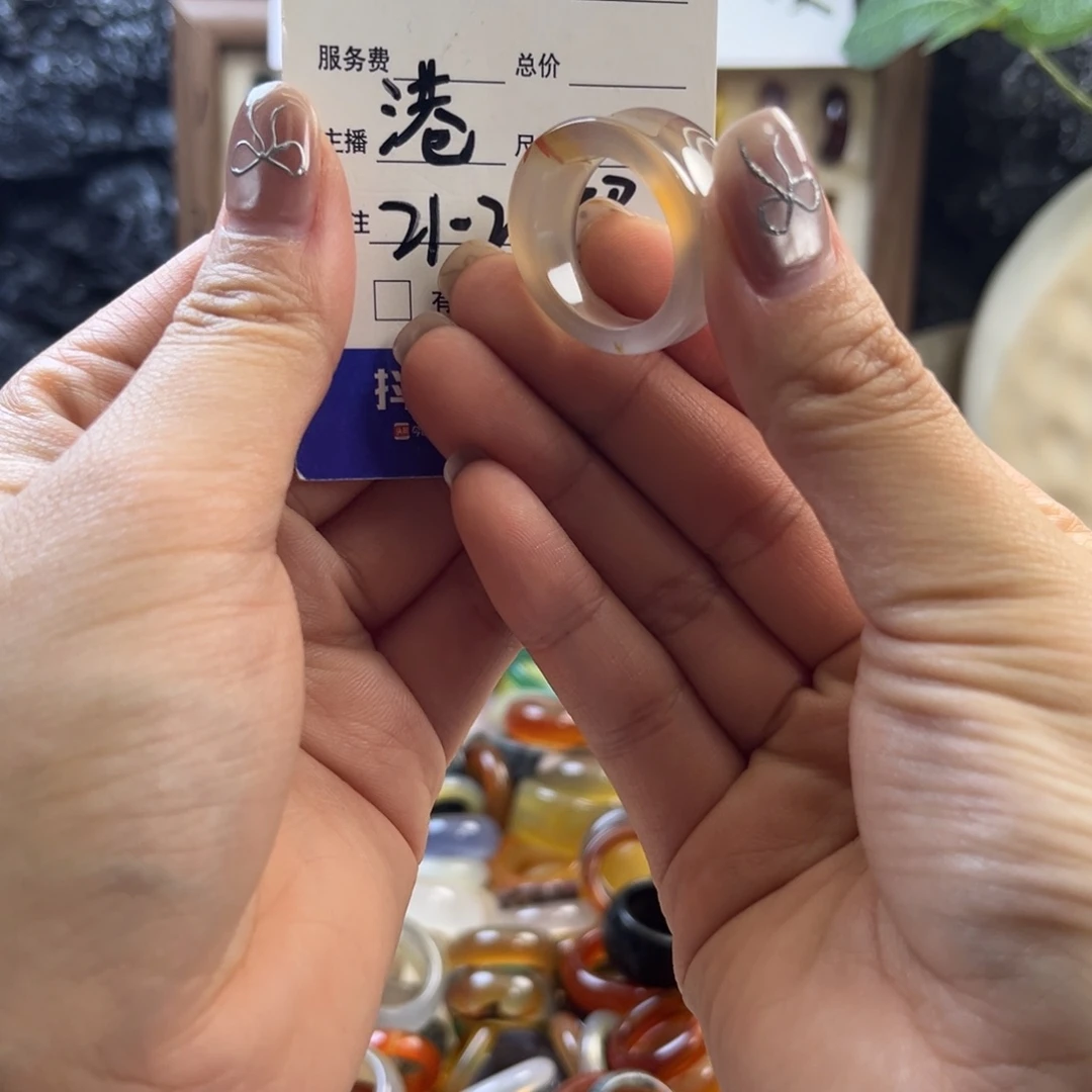 玛瑙/玉髓未镶嵌戒指85