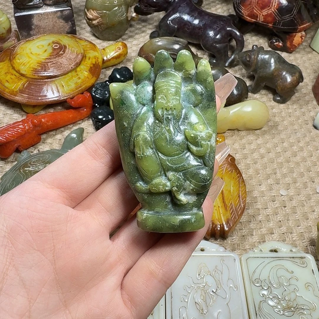 白玉菩提吊坠挂件