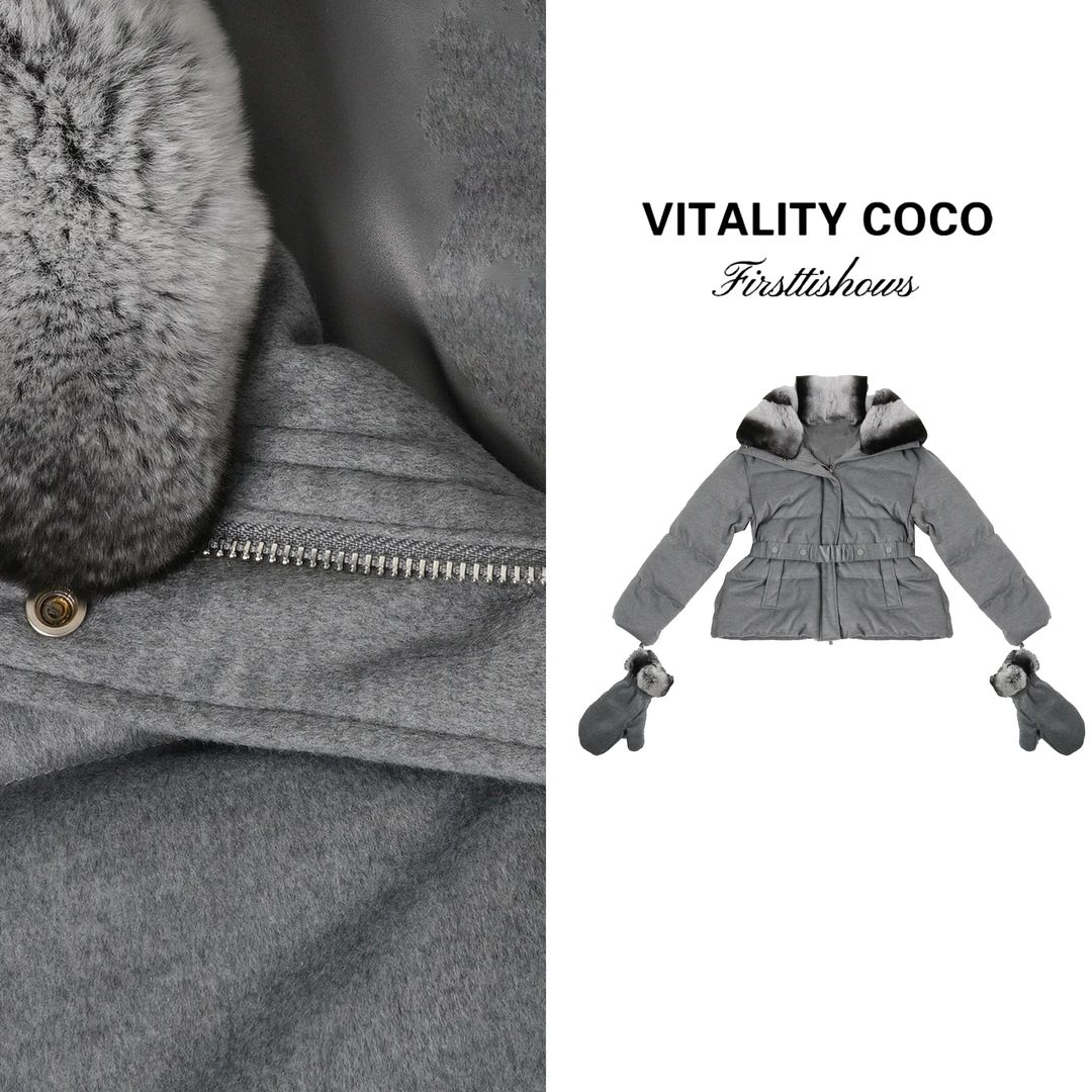 VITALITY COCO·LP系列新款女装 高定羊毛羽绒服-2742