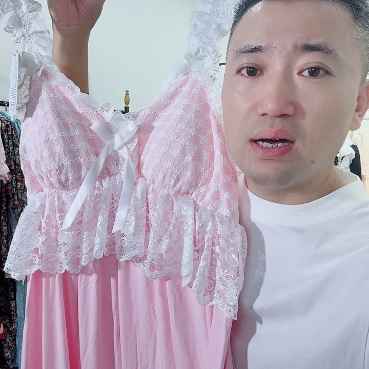 聚酯纤维宫廷风睡裙