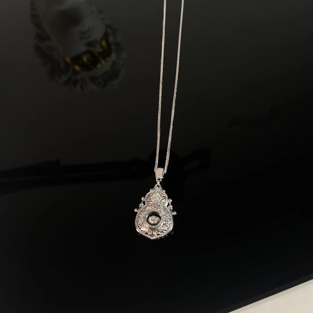 【芮泊珠宝】PT950铂金四美葫芦肖邦链套链（多退少补）轻奢铂金项链