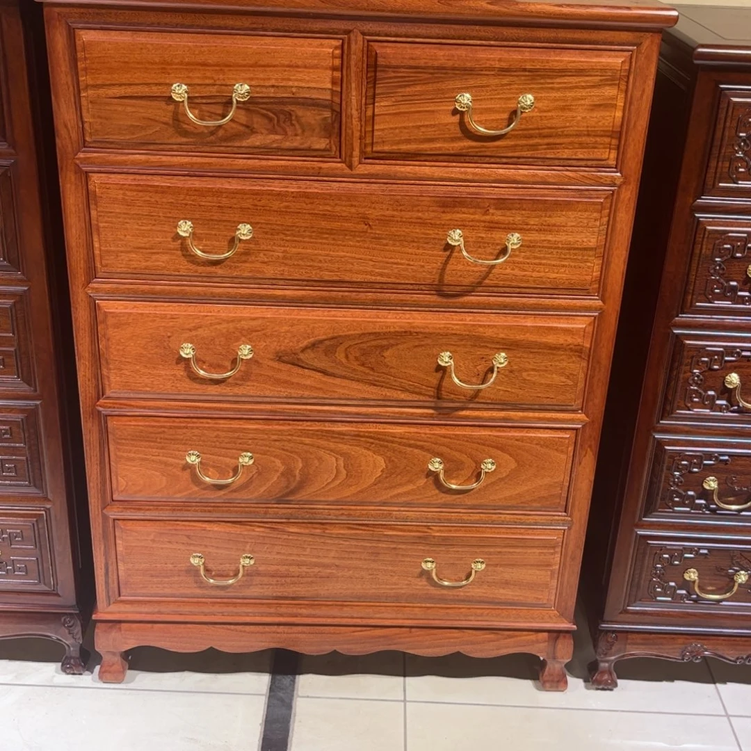 樟木香樟木六斗柜素面