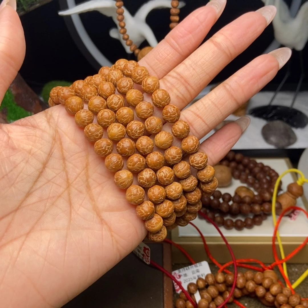 雪***兒凤眼菩提吊坠原皮大眼萌8.5+108