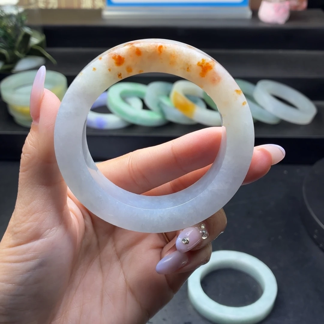 时***、定制翡翠未镶嵌翡翠手镯