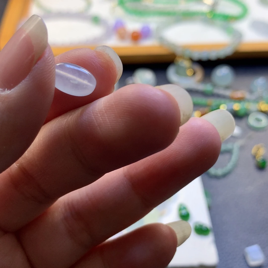 翡翠颈饰未镶嵌超****成品