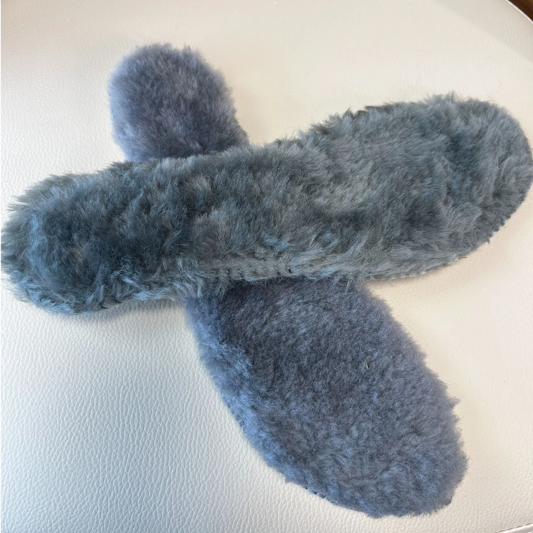 保暖运动鞋冬季通用羊皮毛一体鞋垫免洗鞋垫男士厚款