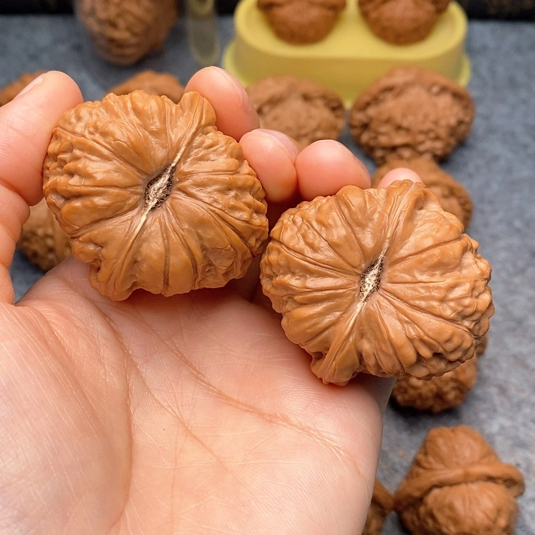 文玩核桃把件南瓜墩43全品