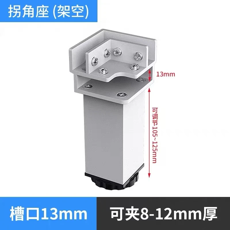 玻璃夹固定夹子免打孔铝合金可种植箱配件花池固定卡扣瓷砖固定夹