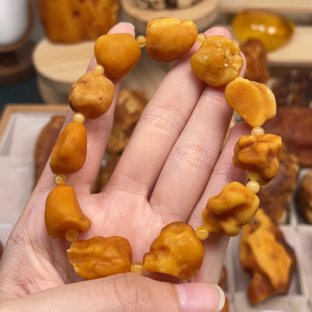 琥珀未镶嵌珠宝奇石