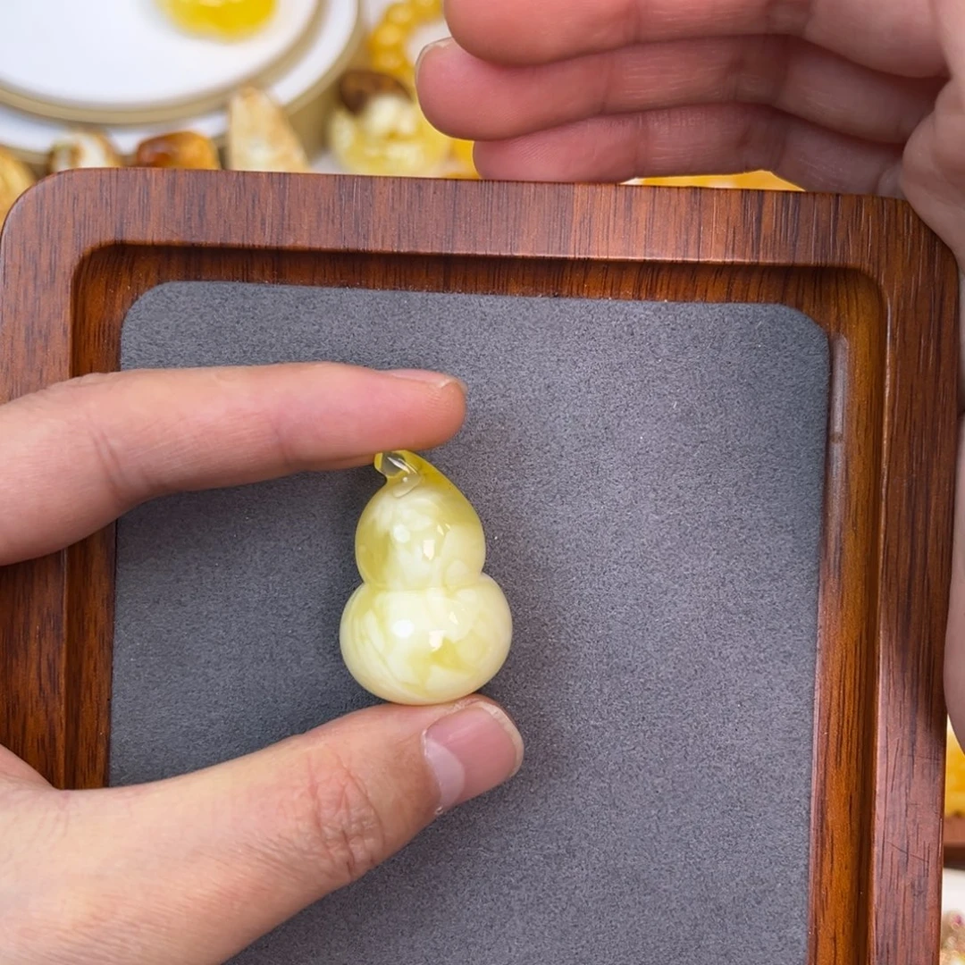 琥珀手链未镶嵌蜜蜡葫芦