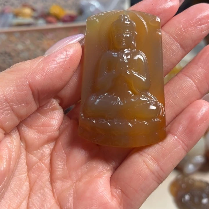 玛瑙/玉髓未镶嵌吊坠(不含链)