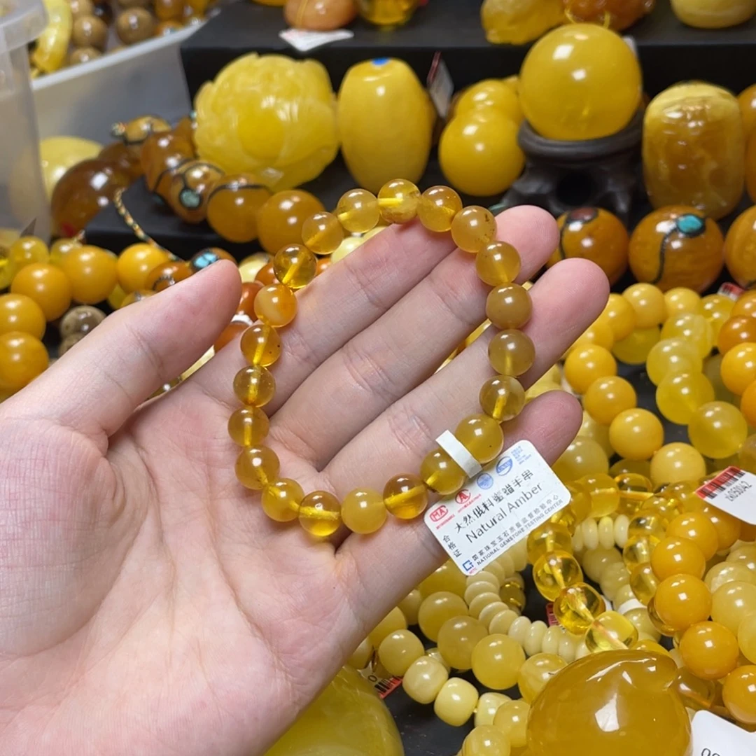 琥珀未镶嵌珠宝奇石