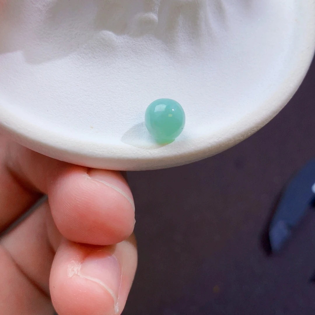 翡翠未镶嵌耳饰天然翡翠