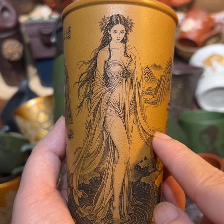 茶杯紫砂宜兴紫砂主人杯