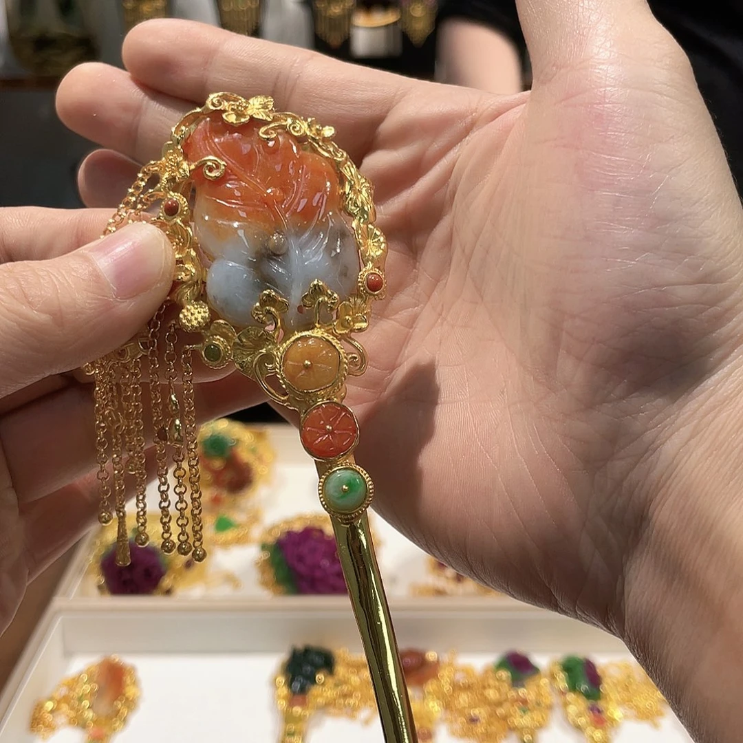 锦纶铁合金发簪发饰