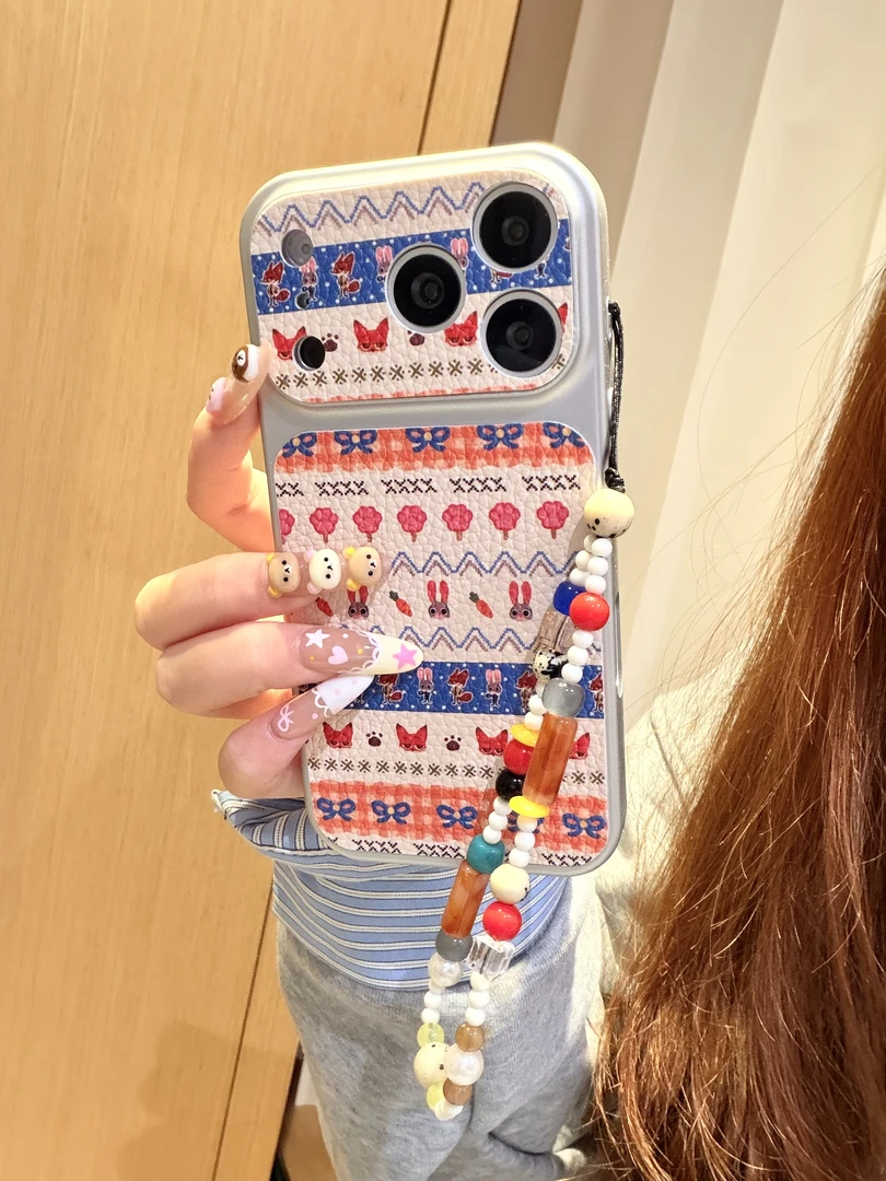 [大视窗皮纹]尼克朱迪超薄PC壳可选磁吸适用苹果17/16/15保护壳